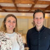 Stephanie Diekmann, Verwaltungsleiterin im Pastoralen Raum Dortmund-Nordost, und Pastoralreferent Stefan Kaiser.