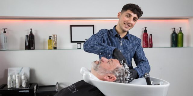 Jung-Geselle Milad David besucht derzeit die Meisterschule, um sein Wissen und Können noch weiter zu vertiefen.