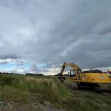 Auf dem Gelände des Eco Port Süd laufen Vorbereitungen.