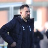 Aykut Kocabas coacht bei einem Spiel von Eintracht Werne.
