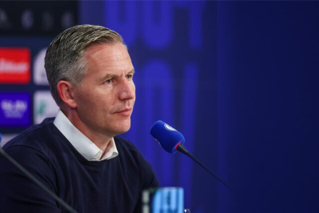 01.06.2025, Fussball, Saison 2024/2025, 2. Bundesliga, Vorstellung von Frank Baumann, Axel Hefer (FC Schalke 04, Aufsichtsratsvorsitzender)



Foto: RHR-FOTO