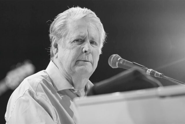 Der Musiker und Gründungsmitglied der Band The Beach Boys, Brian Wilson, gibt im Rahmen des 51. Montreux Jazz Festivals ein Konzert.
