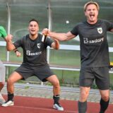 Freude nach dem 4:1-Sieg und dem damit verbundenen Aufstieg in die Kreisliga B beim BVH Dorsten III.