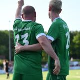 Für vier der fünf Tore beim 5:1-Sieg gegen Lenkerbeck verantwortlich: Patrick Grüner (l.) und Julius Becker von Grün-Weiß Erkenschwick II.