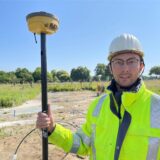Geowissenschaftler Manuel Altherr sichert den Baugrund an der Massener Straße.