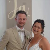 Lukas (28) und Nadine Mimberg (36) haben in Holzwickede geheiratet.