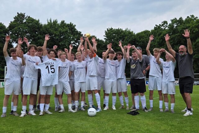 Jubelfoto der A-Jugend der JSG Herbern/Ascheberg