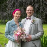 Sarah (geborene Wolff) und Kevin Schwirz haben sich auf dem Hof Schulte-Rauxel getraut.