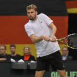 Oscar Otte beim Tennisspiel.