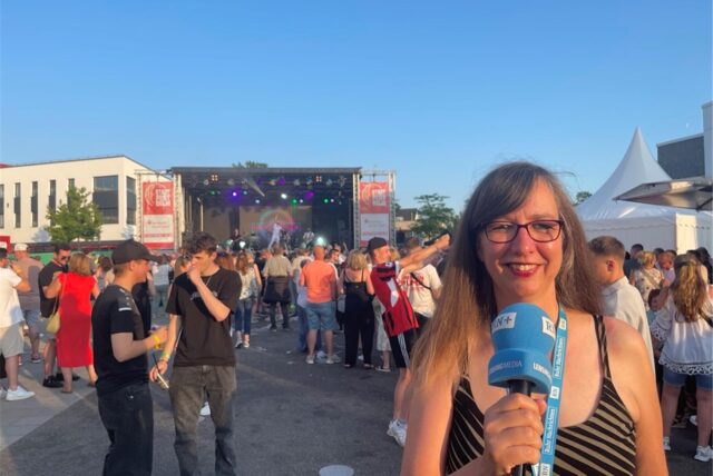 Richtig voll war es auch schon am Stadtfest-Freitag 2025.