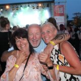 Drei Menschen beim Stadtfest 2025 in Selm