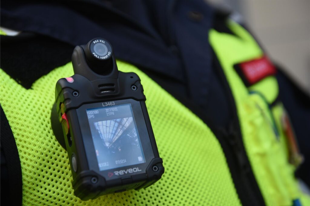 Eine Bodycam. 