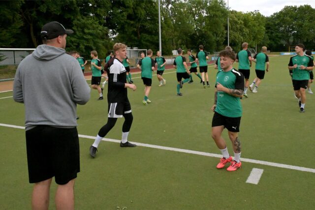 Trainingsauftakt von Westfalia Wethmar.