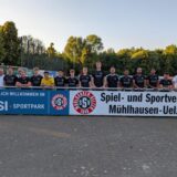 Der SSV Mühlhausen präsentiert 12 der 15 Neuzugänge auf einem Bild.
