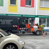 Arbeiten auf der Nordenmauer in Kamen.