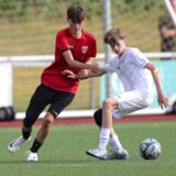 Zweikampf zwischen JSG Herbern/Ascheberg und FSV Ochtrup.