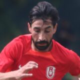 Mansour Yousofi sprintet mit Ball.