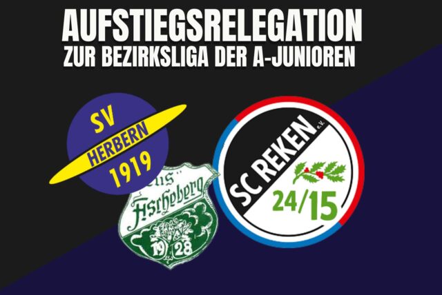 Die Logos des SV Herbern, TuS Ascheberg und SC Reken.