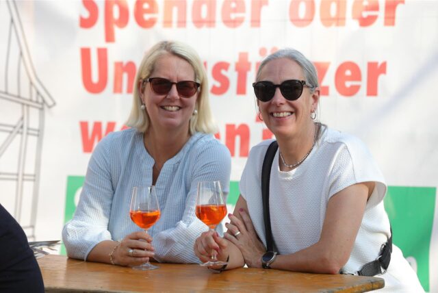 Besucherinnen bei „Bork feiert gemeinsam“