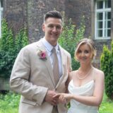 Marina (geborene Koziol) und Jan Herzog haben auf Schloss Bladenhorst geheiratet.