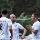 Spieler der SG Gahmen beratschlagen sich.