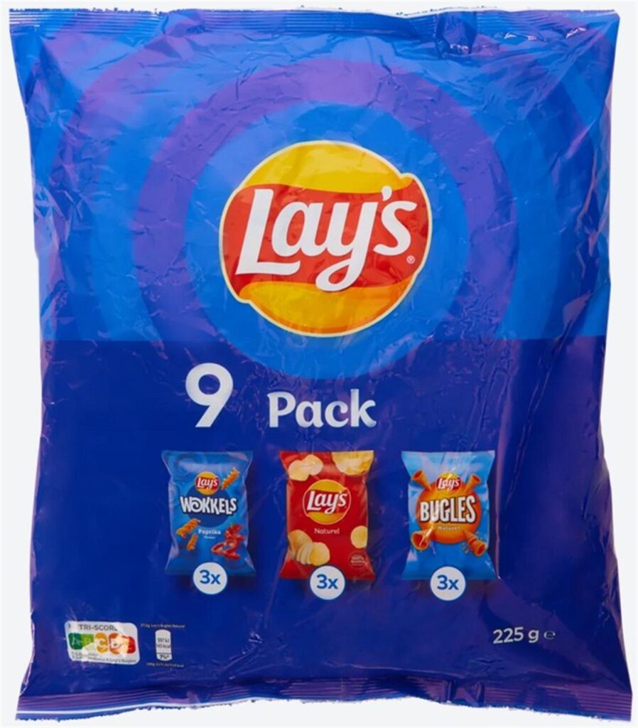 Die Lay's Minibeutel im 9er-Pack wurden bei Action verkauft. Die Lay's Minibeutel im 9er-Pack wurden bei Action verkauft.