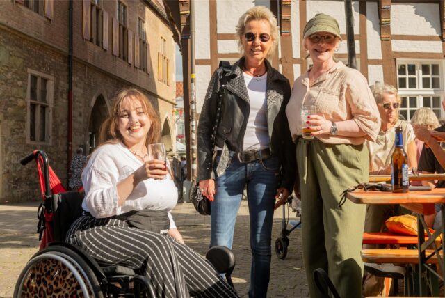 Donnerstags in Werne auf dem Kirchplatz.