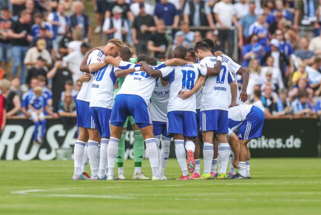 05.07.2025, Fussball, Saison 2025/2026, 2. Bundesliga, Testspiel, 1. FC Bocholt – FC Schalke 04, Mannschaft des FC Schalke 04