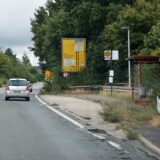Bushaltestelle an der Hochstraße.