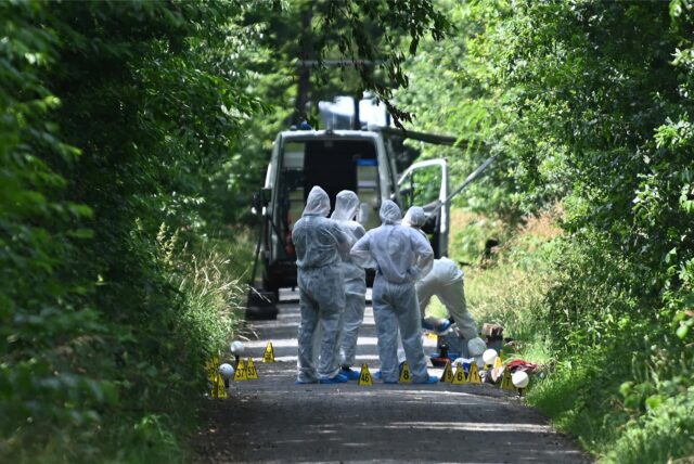 Die Spurensicherung bei ihrer Arbeit in Dorsten