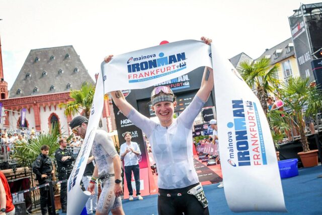 Marit Lindemann überragte beim Ironman in Frankfurt.