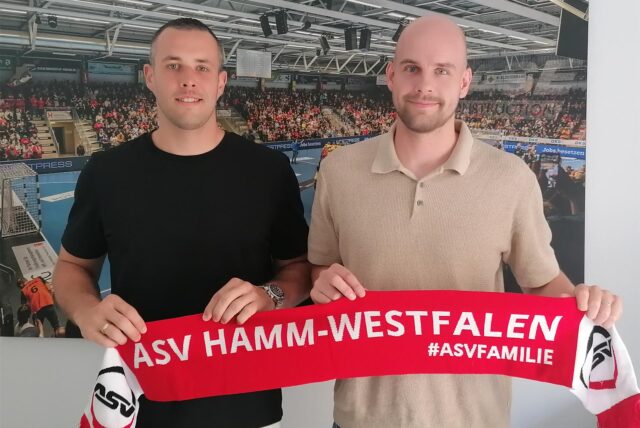 Jan Brosch wird beim ASV Hamm-Westfalen vorgestellt.