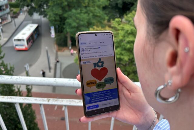 Posting Facebook Polizei