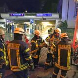 Feuerwehreinsatz an der Tiefgarage am Roggenmarkt in Werne