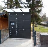Anlage von Schließfächern und Geschäftsführer Thomas Mertens