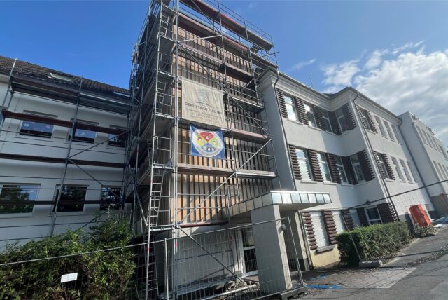 Der neue Eingangsbereich an der Overbergschule in Fröndenberg