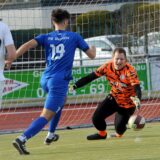 Klur schnappt sich einen Ball.