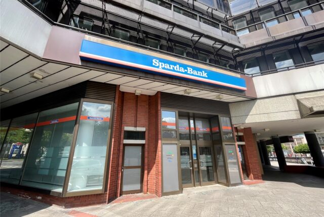 Die Sparda-Bank in Dortmund zieht um. Der Standort an der Hansastraße 95 ist bereits geschlossen.