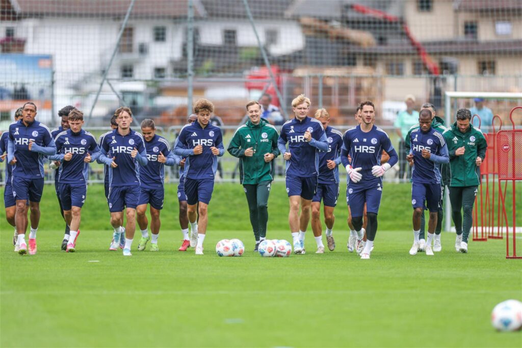 Vorbereitung, Sommertrainingslager des FC Schalke 04 in Neustift im Stubaital