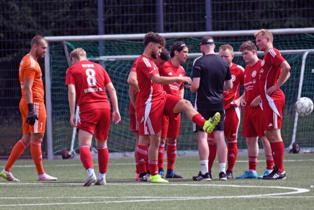 Spieler des Geisecker SV in der Halbzeit.