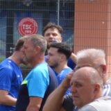 Trinkpause für den Kamener SC gegen Westfalia Wethmar.