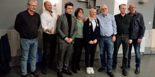 Vorstand des AfD-Kreisverbandes Unna nach der Wahl Ende November 2023.