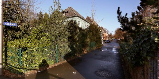 Durchgang vom Ostring in den Goldbach