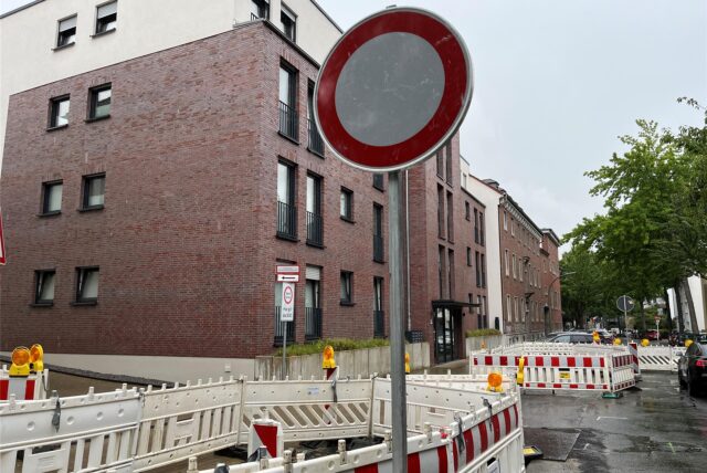 Eine Straße in Dortmund.