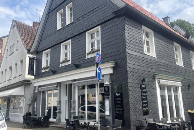 Frontansicht der Denkmal-Lounge in Schwerte