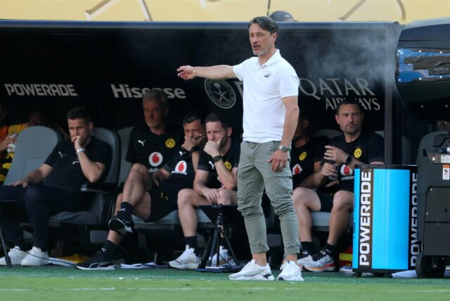 Niko Kovac gestikuliert.