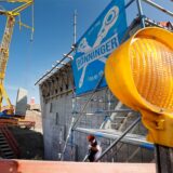 Über die vergangenen Monate wurde über der Nordstraße eine neue Brücke gebaut.