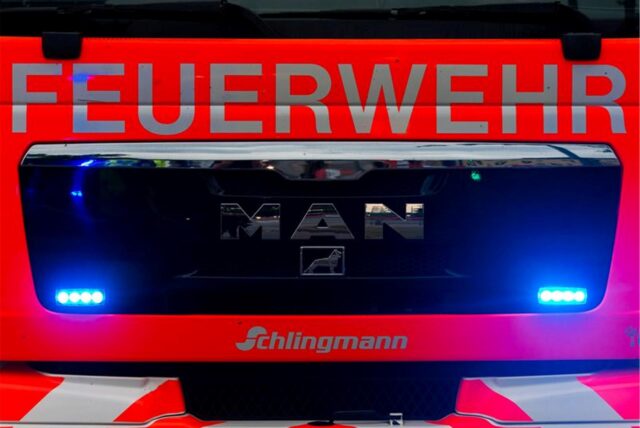 Ein Blick auf einen Einsatzwagen der Feuerwehr Oldenburg.