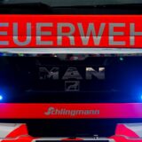 Ein Blick auf einen Einsatzwagen der Feuerwehr Oldenburg.