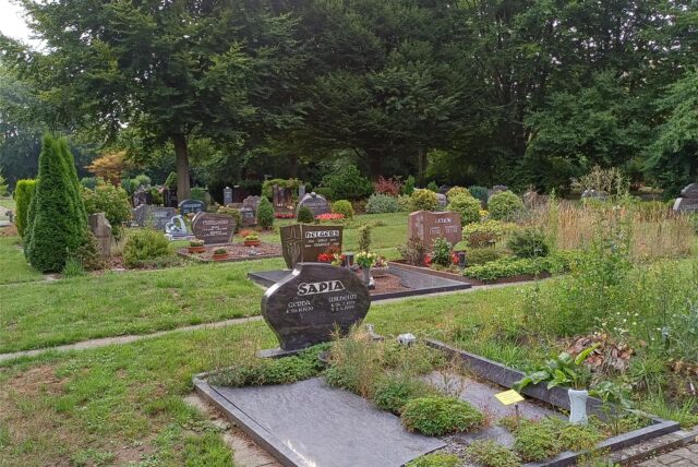 Der Friedhof in Südkamen.